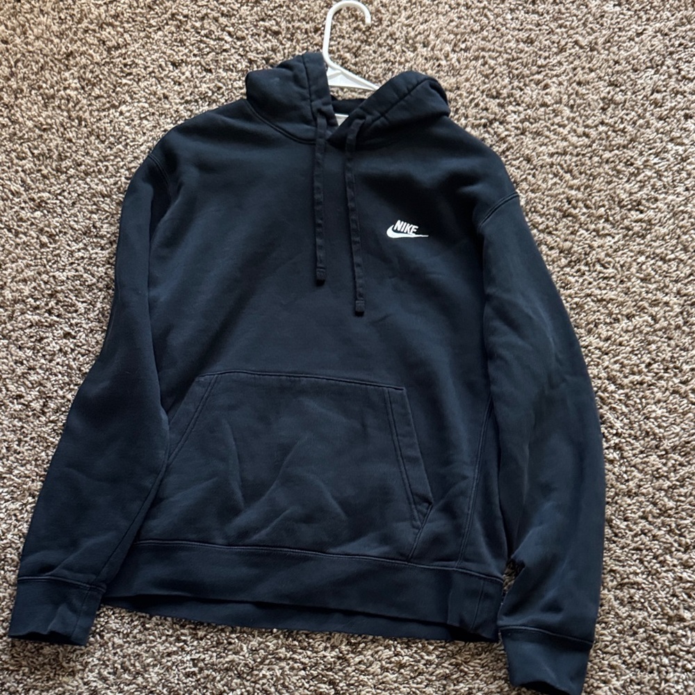 Nike Men's Dark Hoodie with Logo